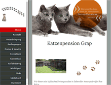 Tablet Screenshot of katzenpension-grap.de